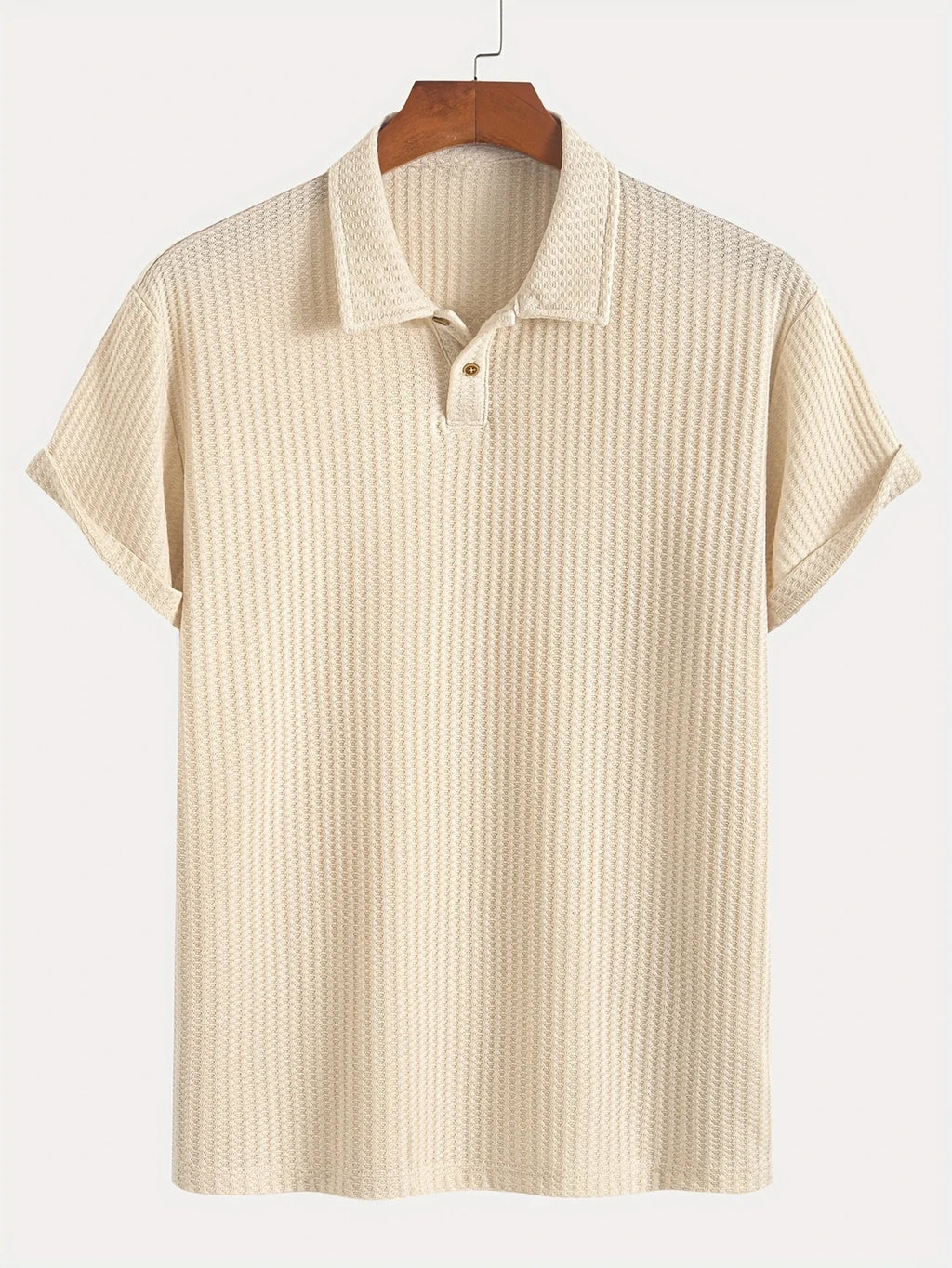 Men's Short Sleeve Knit Shirt for Summer