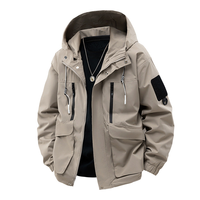 Men's Multi-Functional Water-Resistant Hooded Jacket